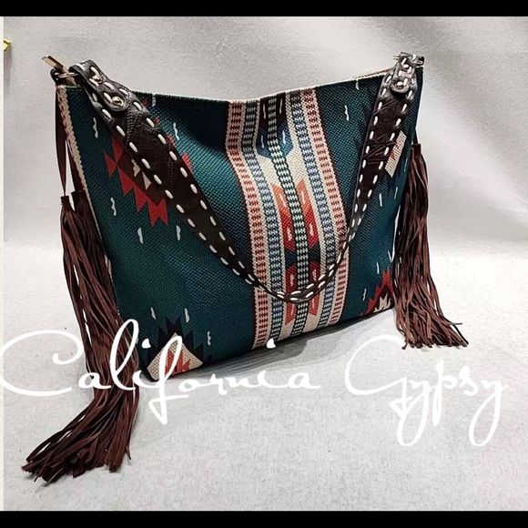 SOLD HP🎉Aztec Western Bohemian Fringe Bag - Picture 2 of 4